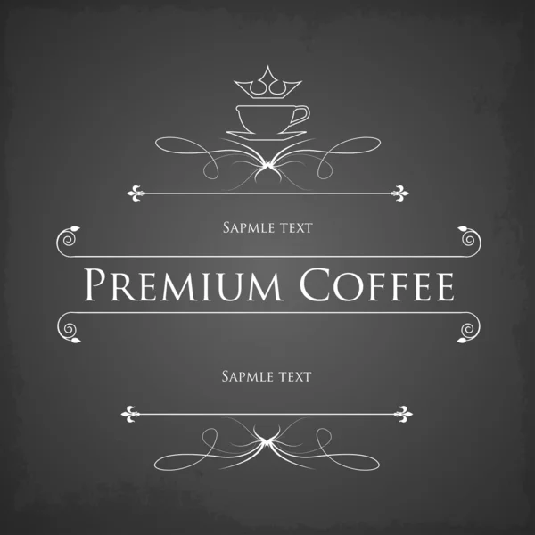 Premium coffee texture — Stock Vector