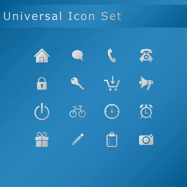 Universele iconen set — Stockvector