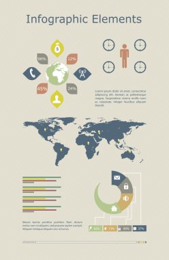 yüksek kaliteli iş Infographic elemanları