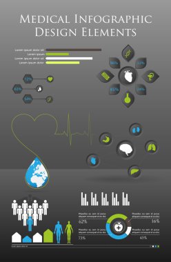 Sağlık simgeler ve Infographic