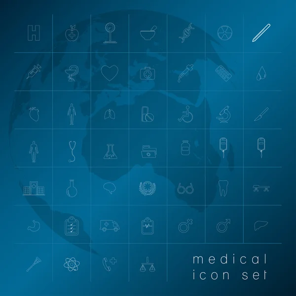 Medicinska ikoner — Stock vektor