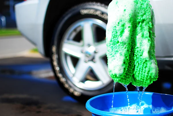 Washing The Car — Stock Photo, Image