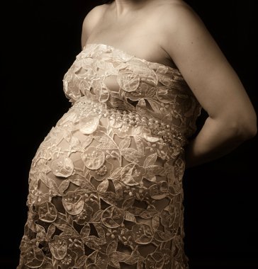 Annelik güzel portre