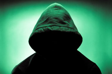 Hooded Man clipart