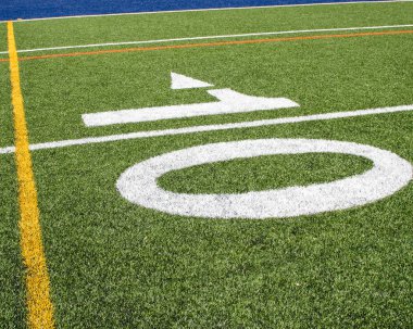 10 yard çizgisinde