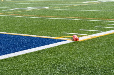 Artificial turf and endzone clipart