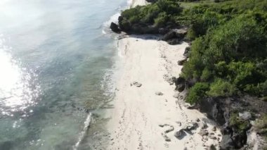 Tanzanya 'nın Zanzibar kıyısındaki okyanus manzarası