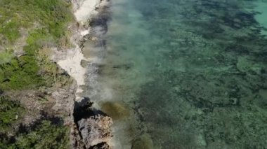 Tanzanya 'nın Zanzibar kıyısındaki okyanus manzarası