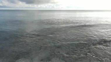 Zanzibar, Tanzanya - Hint Okyanusu 'nun havadan görünüşü