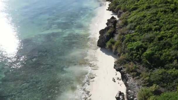 Óceáni táj Zanzibár partjainál, Tanzánia — Stock videók
