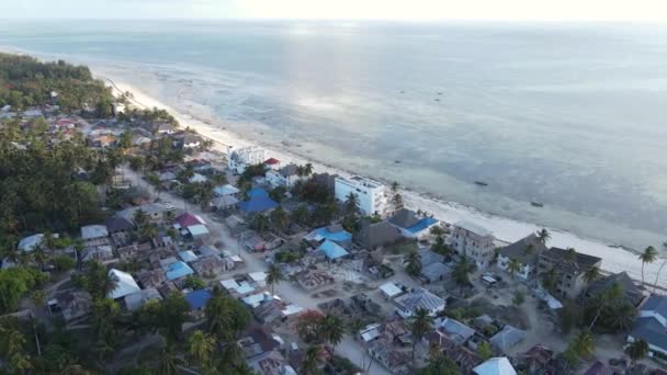 Pemandangan laut dekat pantai Zanzibar, Tanzania — Stok Video