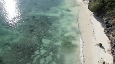 Bu video Tanzanya 'nın Zanzibar adasında boş bir plajı gösteriyor..