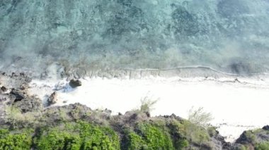 Bu video Tanzanya 'nın Zanzibar adasında boş bir plajı gösteriyor..