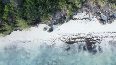 Bu video Tanzanya 'nın Zanzibar adasında boş bir plajı gösteriyor..