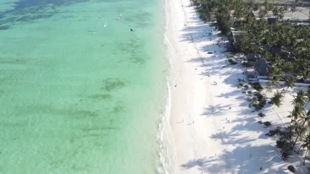 Cette Vidéo Stock Montre Bateau Dans Océan Large Zanzibar Tanzanie — Video