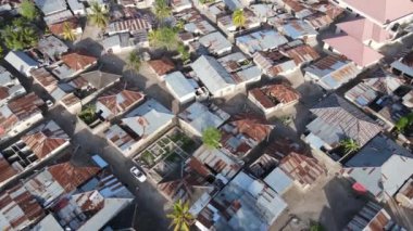 Zanzibar adasındaki evler, Tanzanya, Afrika