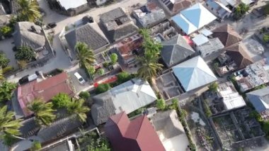 Zanzibar adasındaki evler, Tanzanya, Afrika