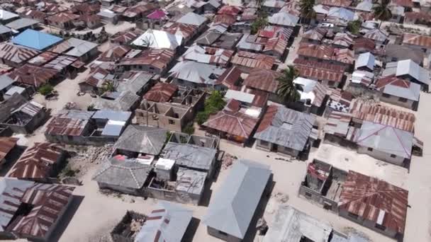 Questo Video Mostra Case Sull Isola Zanzibar Tanzania Africa — Video Stock