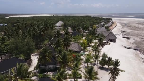 Domy na wyspie Zanzibar, Tanzania, Afryka — Wideo stockowe