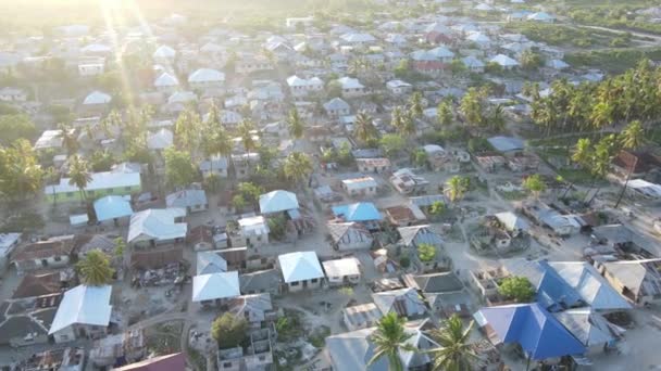 Houses on Zanzibar island, Tanzania, Africa — Stock Video
