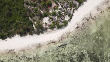 Tanzanya, Zanzibar adasındaki boş plaj, yavaş çekim