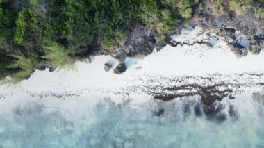 Tanzanya, Zanzibar adasındaki boş plaj, yavaş çekim