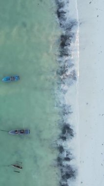 Tanzanya 'nın Zanzibar adasındaki boş kumsal