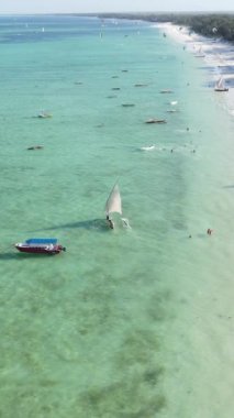 Tanzanya 'nın Zanzibar adasındaki sahil
