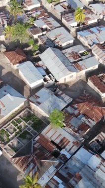 Tanzanya - Zanzibar adasında evler, yavaş çekim