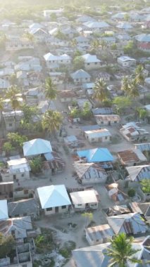 Tanzanya - Zanzibar adasında evler, yavaş çekim