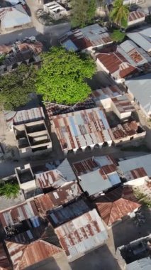 Tanzanya - Zanzibar adasında evler, yavaş çekim