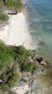 Zanzibar, Tanzanya - dikey boş kumsal, yavaş çekim