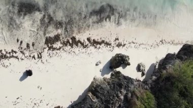 Zanzibar, Tanzanya - dikey boş kumsal, yavaş çekim