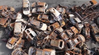 Irpin, Ukrayna 'da arabaları yok etti ve vurdu. Savaşın sonuçları.