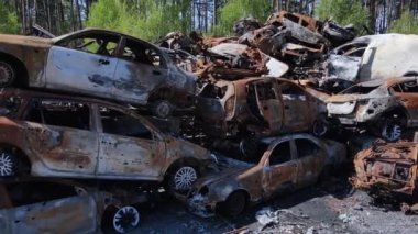 Irpin, Ukrayna 'da arabaları yok etti ve vurdu. Savaşın sonuçları.