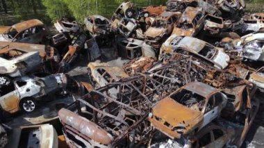 Irpin, Ukrayna 'da arabaları yok etti ve vurdu. Savaşın sonuçları.