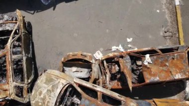 Irpin, Ukrayna 'da arabaları yok etti ve vurdu. Savaşın sonuçları.