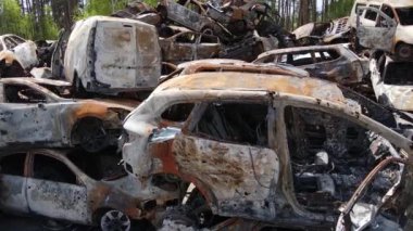 Irpin, Ukrayna 'da arabaları yok etti ve vurdu. Savaşın sonuçları.