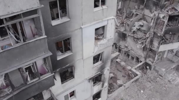 Αυτό Απόθεμα Βίντεο Δείχνει Τον Πόλεμο Στην Ουκρανία Ένα Κατεστραμμένο — Αρχείο Βίντεο