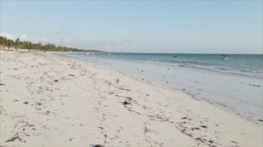 Bu video, Tanzanya 'nın Zanzibar adasındaki kumsalın 8K çözünürlüklü yavaş çekimini gösteriyor.
