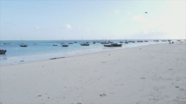 Bu video, Zanzibar açıklarında 8K çözünürlüklü yavaş çekim yapan tekneleri gösteriyor.