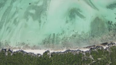 Bu stok videosu 8K çözünürlüklü, Tanzanya 'nın Zanzibar kıyısındaki okyanus manzarasını gösteriyor.