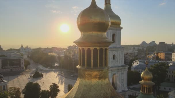 Questo Video Mostra Chiesa Santa Sofia Mattino All Alba Kiev — Video Stock