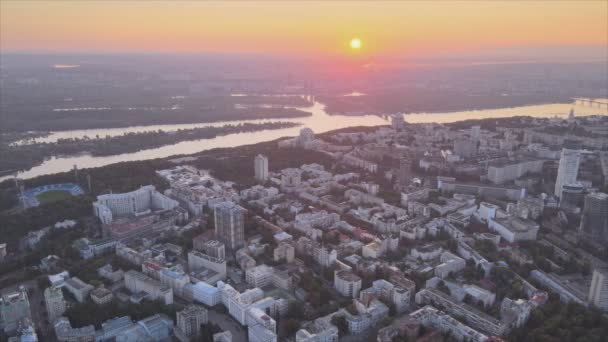 Цьому Відео Показано Київський Міський Центр Україна Вранці Резолюції — стокове відео