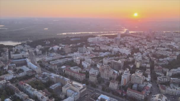 Questo Video Stock Mostra Centro Kiev Ucraina Mattino Risoluzione — Video Stock