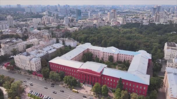 Stock Footage Shows Aerial View Kyiv Ukraine Resolution — Video Stock