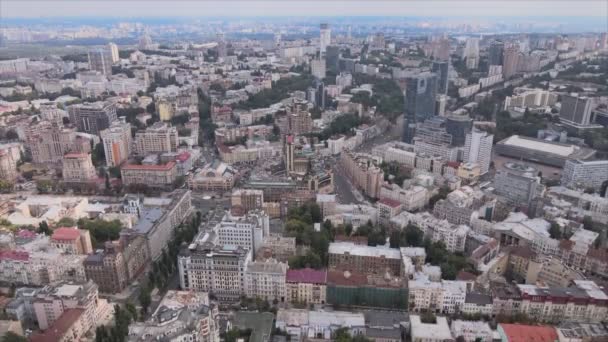 Stok Görüntüler Ukrayna Kyiv Çözünürlükteki Hava Görüntüsünü Gösteriyor — Stok video