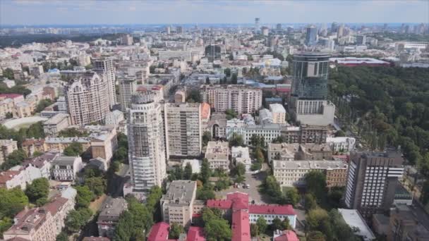 Stock Footage Shows Aerial View Kyiv Ukraine Resolution — Stock Video