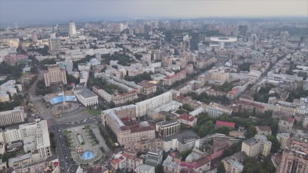 Questo Filmato Mostra Vista Aerea Kiev Ucraina Risoluzione — Video Stock