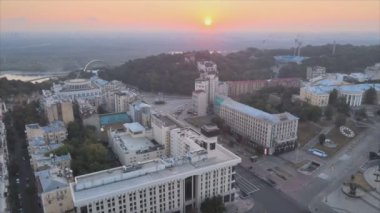 Bu stok görüntüler Ukrayna 'nın Kyiv kentinin sabah 8 km çözünürlüğündeki hava görüntüsünü gösteriyor.
